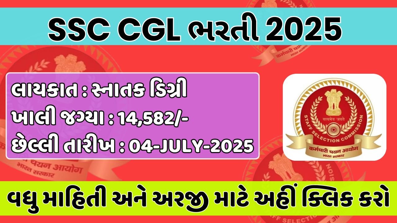 SSC CGL Recruitment 2025