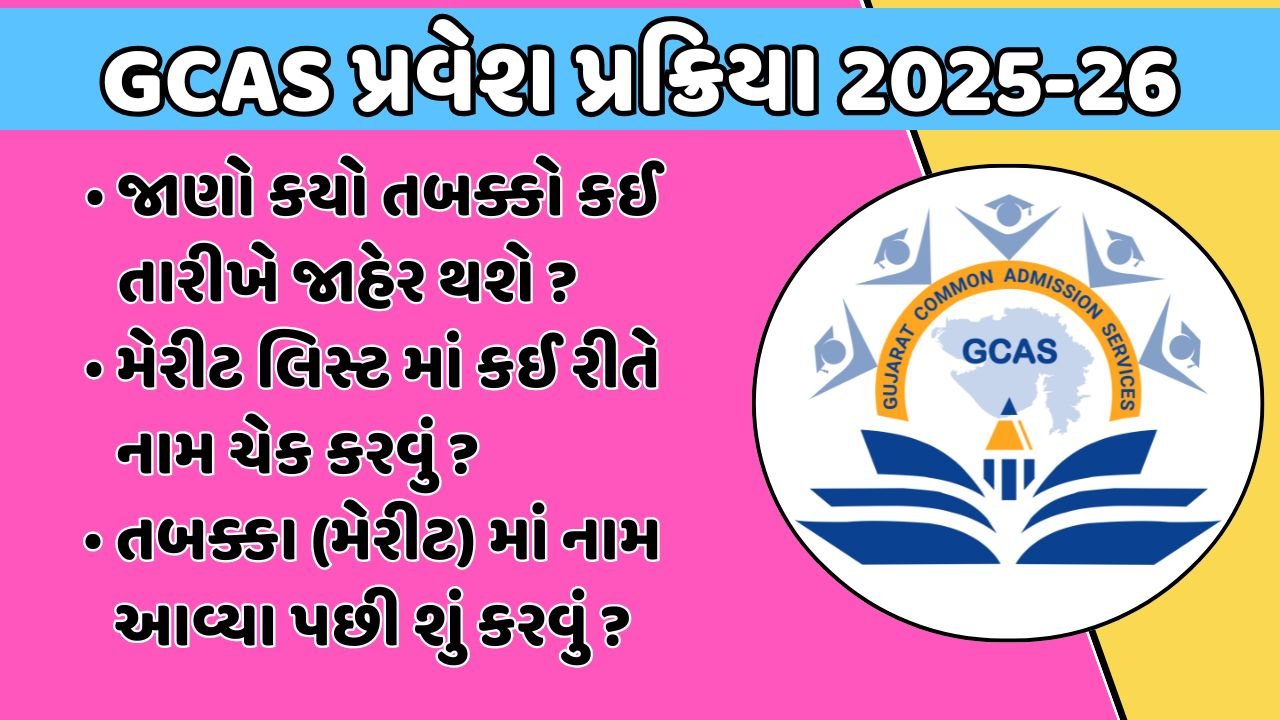 GCAS Admission Process 2025-26