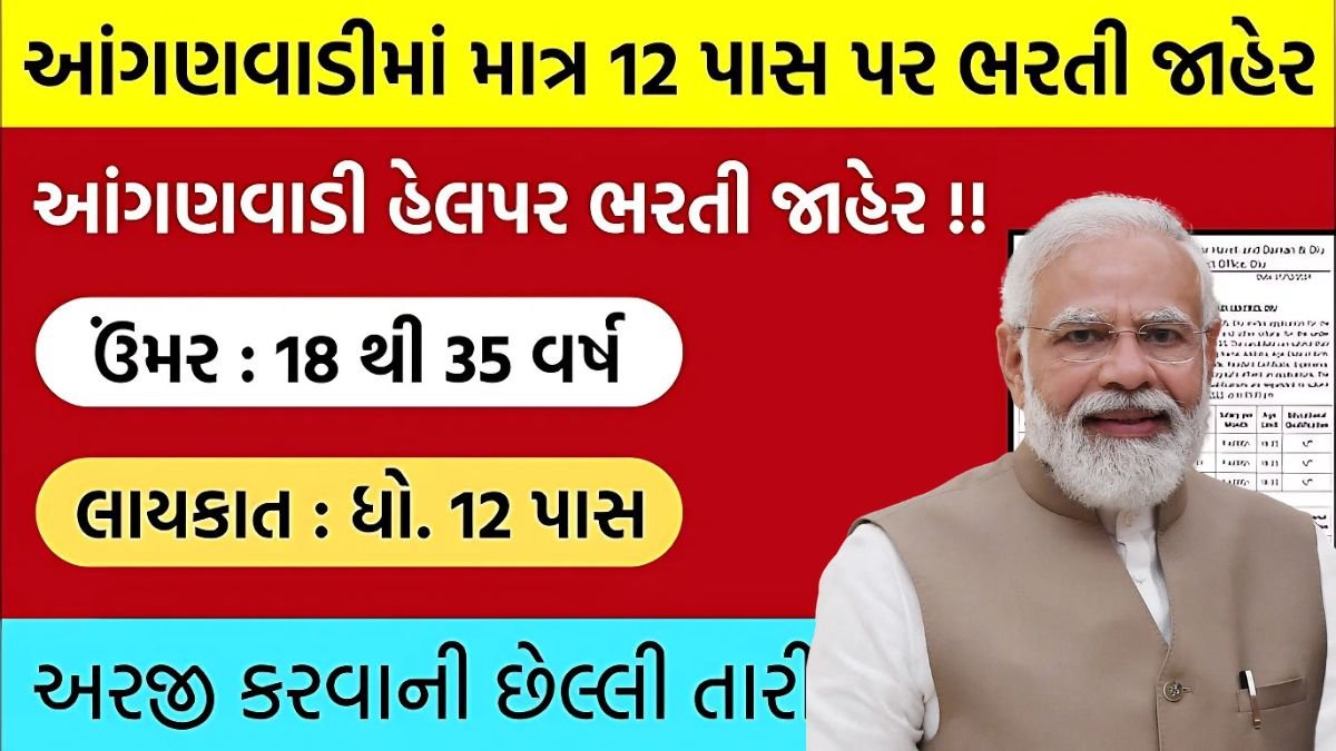 Gujarat Anganwadi Bharti 2025